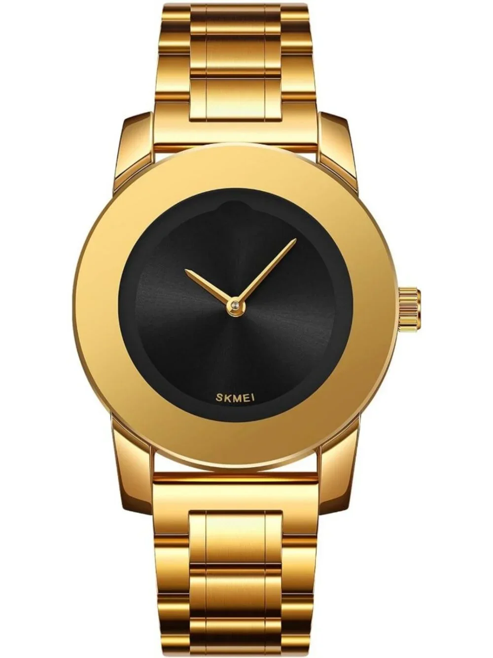 Elegant Unisex Stainless Steel Waterproof Quartz Watch - Minimalist Luxury